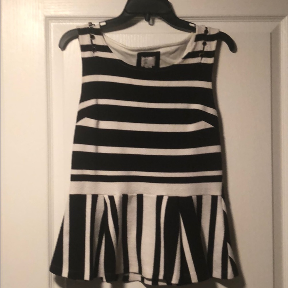 Anthropologie peplum top